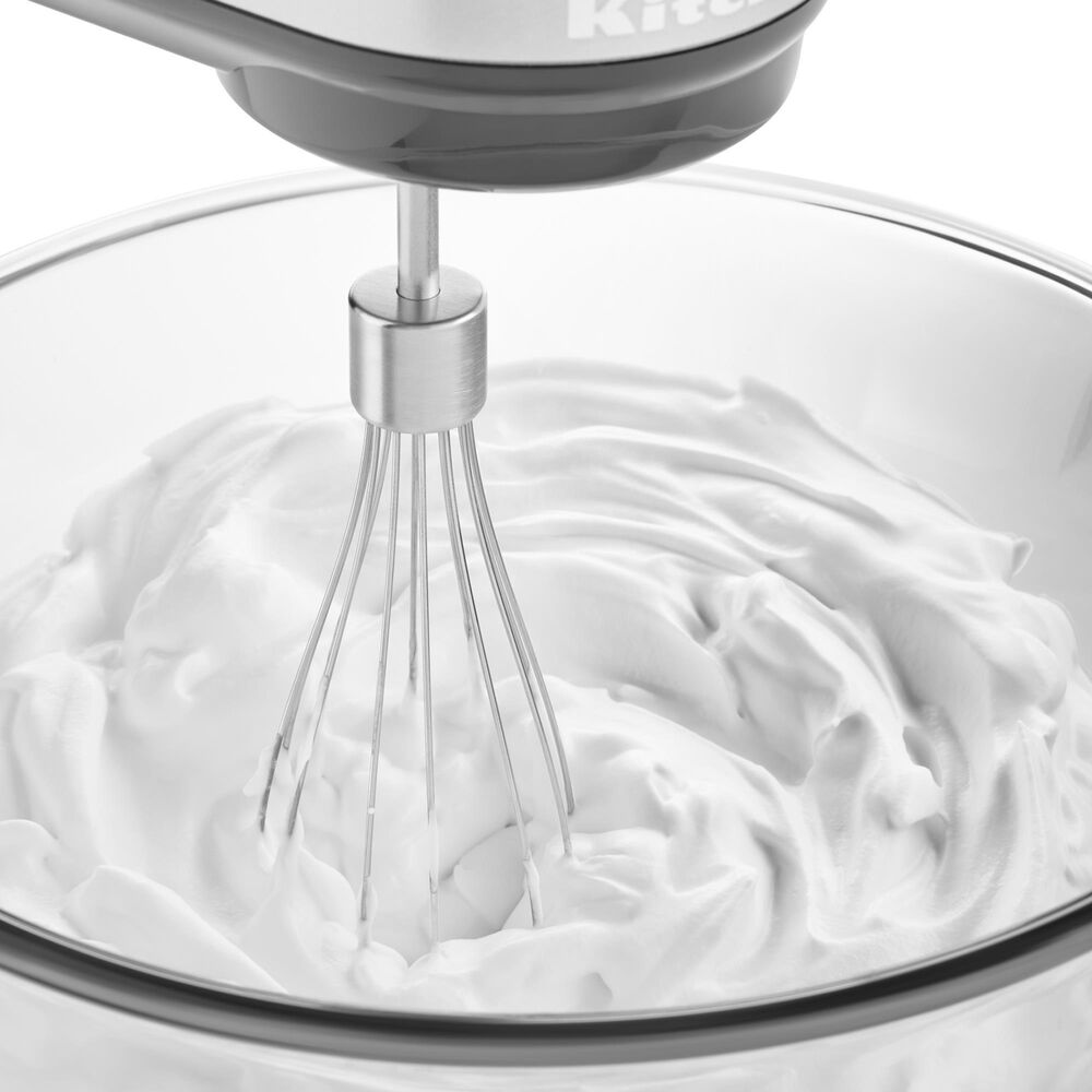 KitchenAid 8&quot; 6-Speed Hand Mixer in Contour Silver, , large