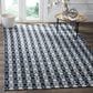 Safavieh Montauk Southwestern 4" x 6" Ivory, Blue and Black Area Rug, , large
