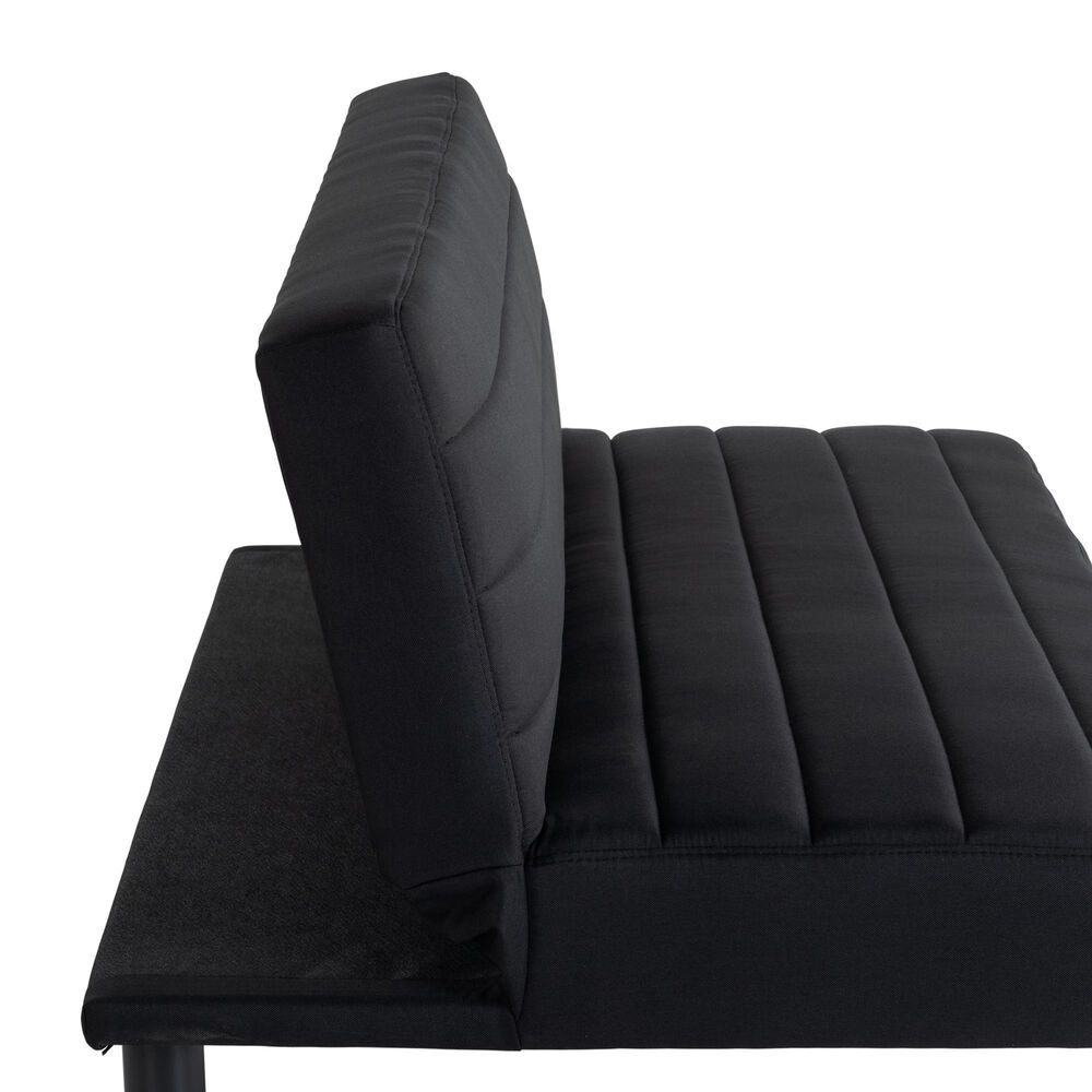 Lifestyle Solutions Dakota Convertible Sofa in Black, , large