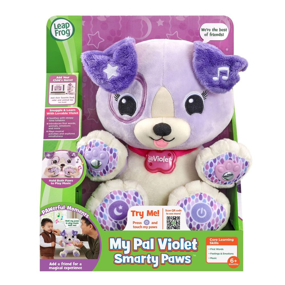 Vtech My Pal Violet Smarty Paws Plush in Purple, , large