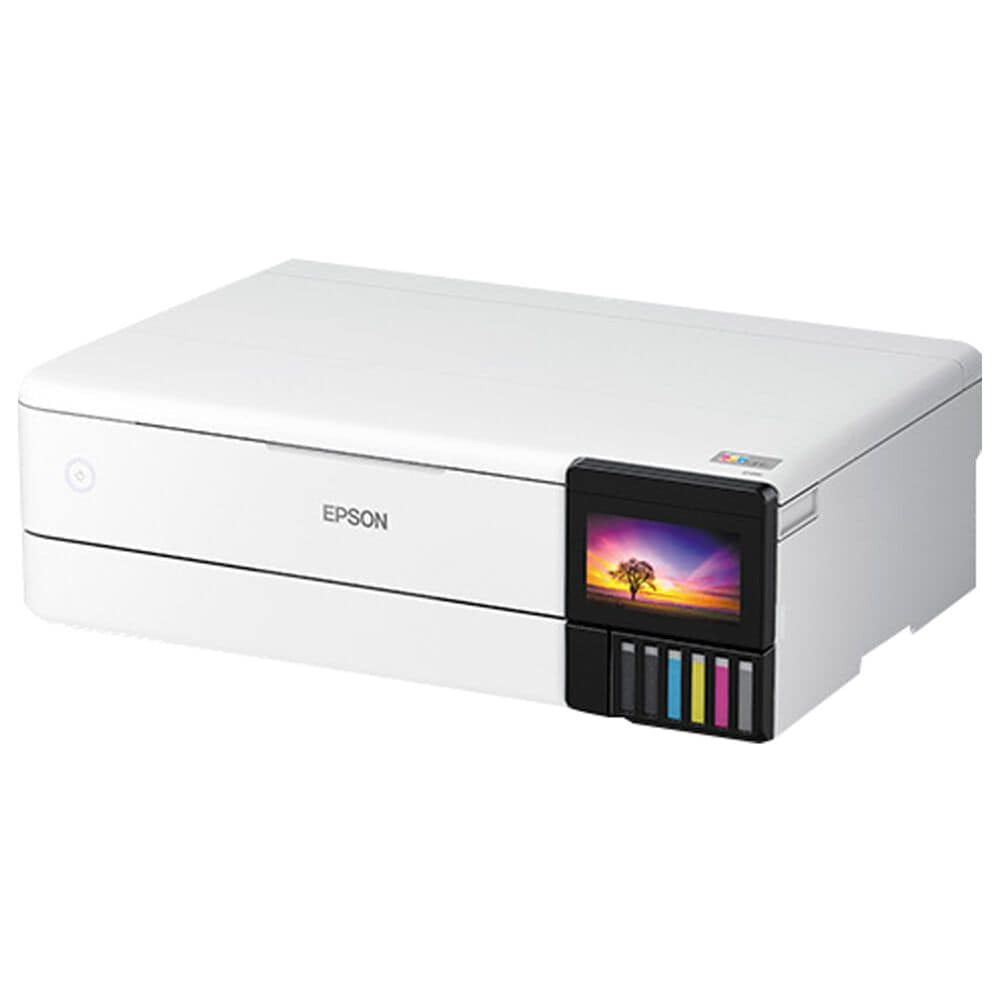 Epson EcoTank Photo ET-8550 All-in-One Wide-Format Supertank Printer in White, , large