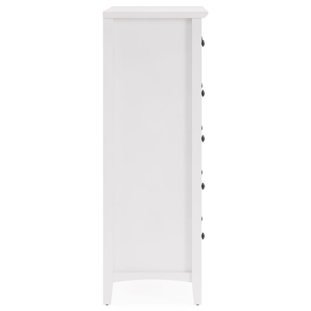 Urban Home Grace 5-Drawer Chest in Snowfall White, , large