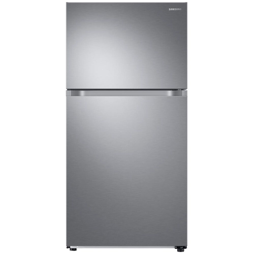 Samsung 21 Cubic Feet Capacity Top Freezer Refrigerator with FlexZone and Automatic Ice Maker in Stainless Steel, , large