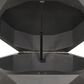 Mercana Arreto 36" Hexagon Coffee Table in Black, , large
