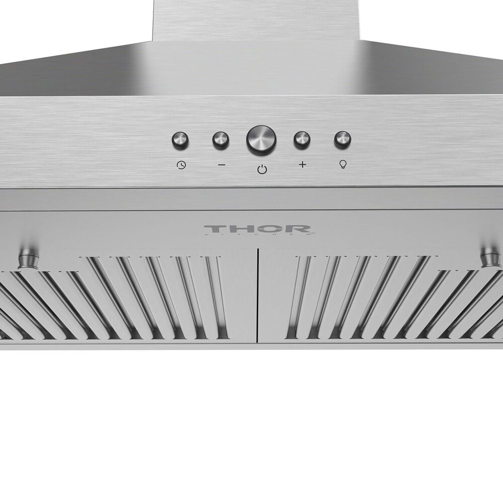 Thor Kitchen 30" Convertible Wall Mount Chimney Range Hood in Stainless Steel, , large