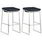 Zuo Modern Lids Barstool in Dark Gray and Silver (Set of 2), , large