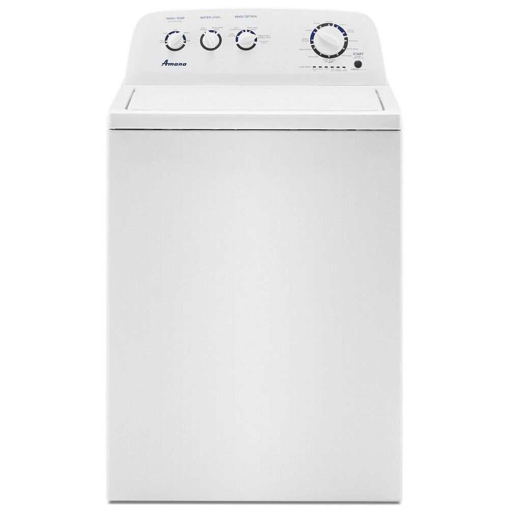 Amana Top Load Washer with High-Efficiency Agitator and 6.5 Cu. Ft. Electric Dryer Laundry Pair in White , , large
