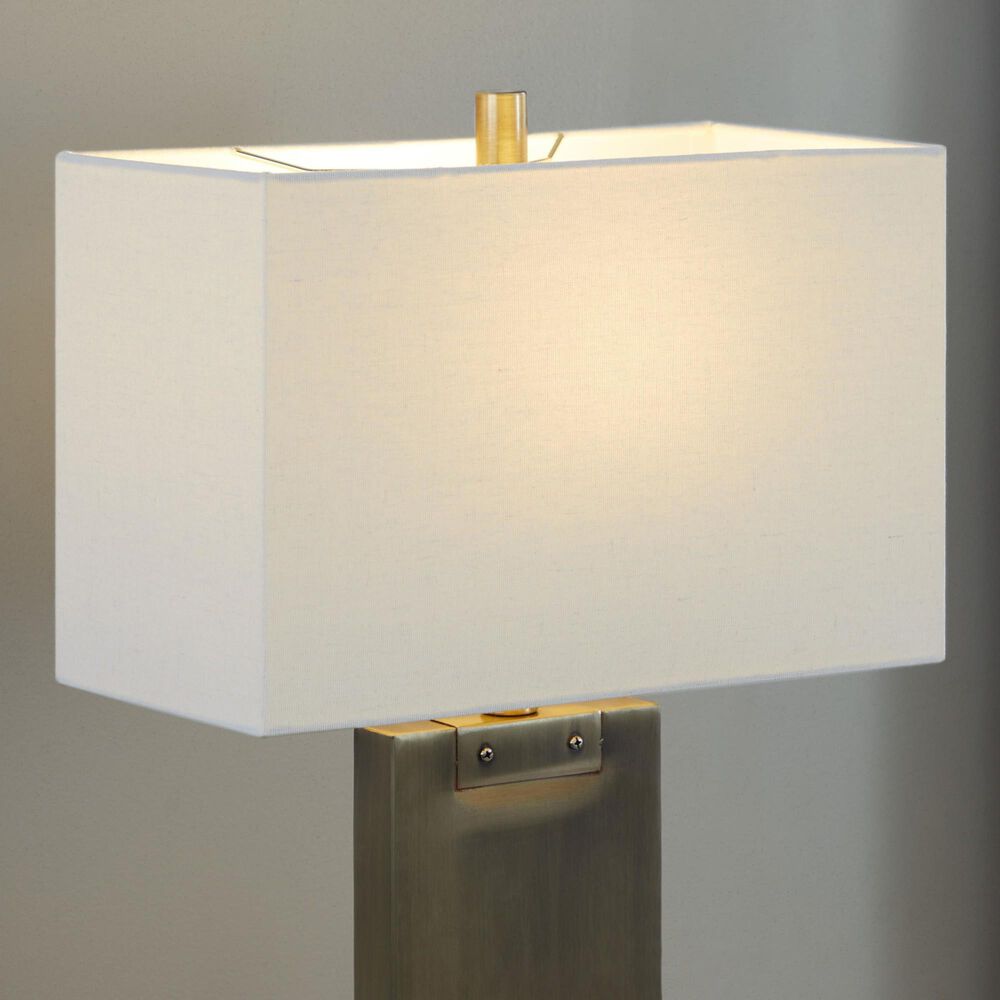 Grandview Gallery Royce Metal Table Lamp in Antique Brass, , large