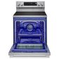 LG 2-Piece Kitchen Package with 6.3 Cu. Ft. Smart Freestanding Electric Range and 2.1 Cu. Ft. Smart Over-the-Range Microwave in Printproof Stainless Steel, , large
