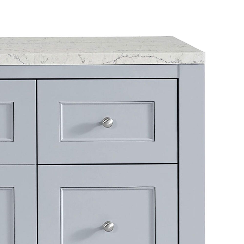 James Martin Vanities Breckenridge 60" Single Bathroom Vanity in Serenity Blue with 3 cm Eternal Jasmine Pearl Quartz Top, Rectangular Sink and FreePower Wireless Charger, , large