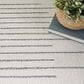 Nourison Astra Machine Washable ASW04 4" x 6" Ivory and Blue Area Rug, , large