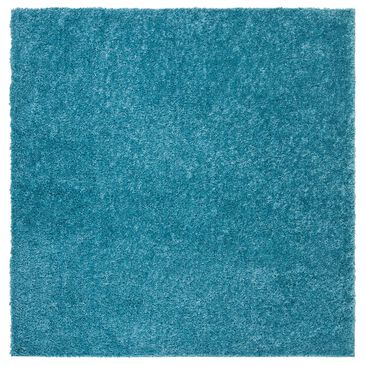 Safavieh August Shag 5"3" Square Turquoise Area Rug, , large