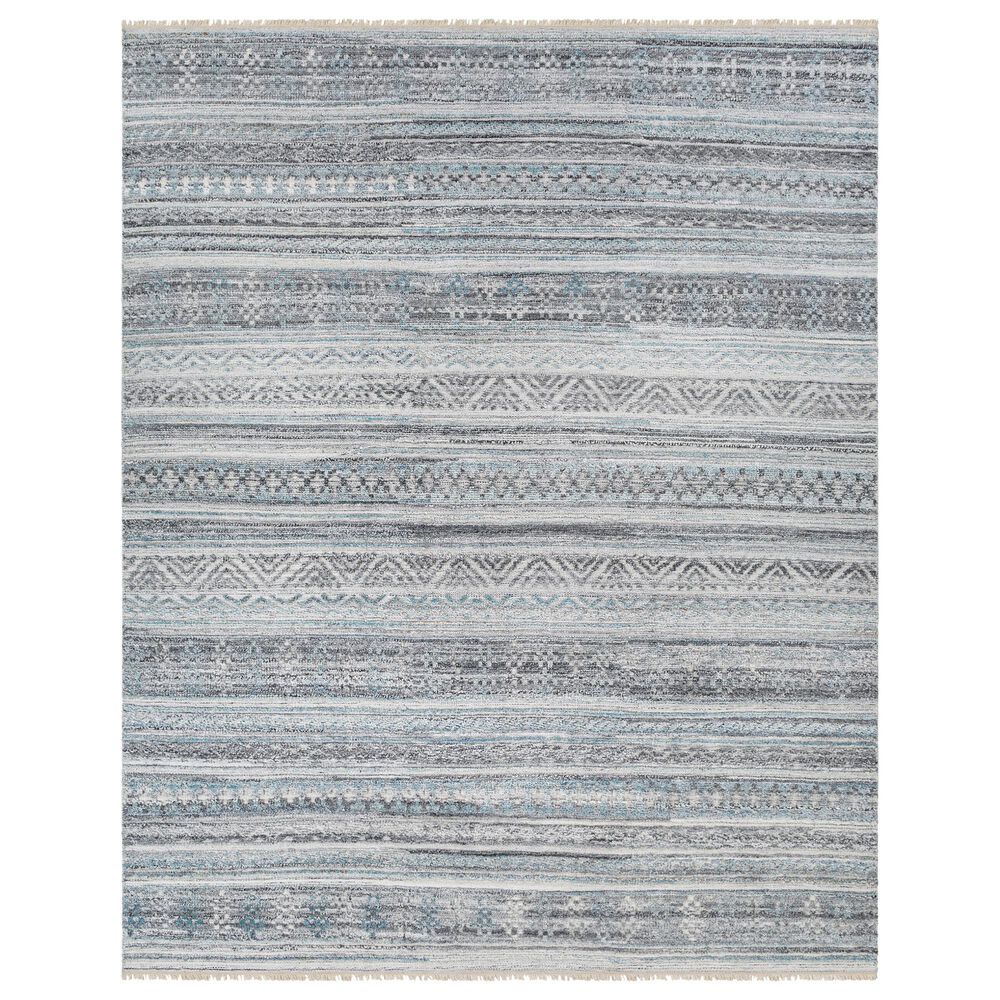 Surya Pompei Dark Blue, Slate, Black, Brown, Off-White, Blue, Sky Blue and Light Gray 10&#39; x 14&#39; Area Rug, , large