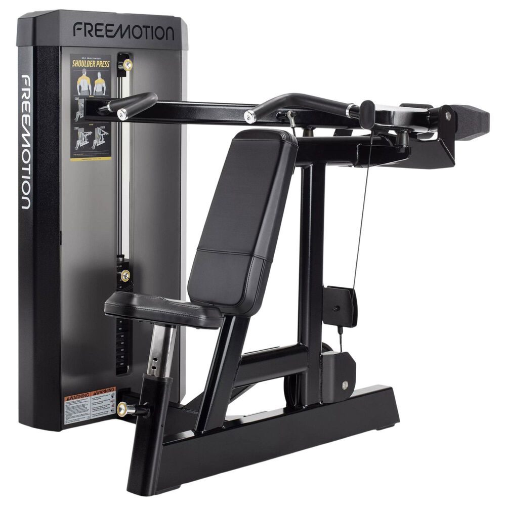 FreeMotion Epic Selectorized Shoulder Press in Black, , large