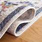 Safavieh Astoria 8" x 10" Beige and Blue Area Rug, , large