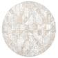 Surya Brunswick 6"7" Round Cream, Light Slate, Blue, Olive, Seafoam and Taupe Area Rug, , large