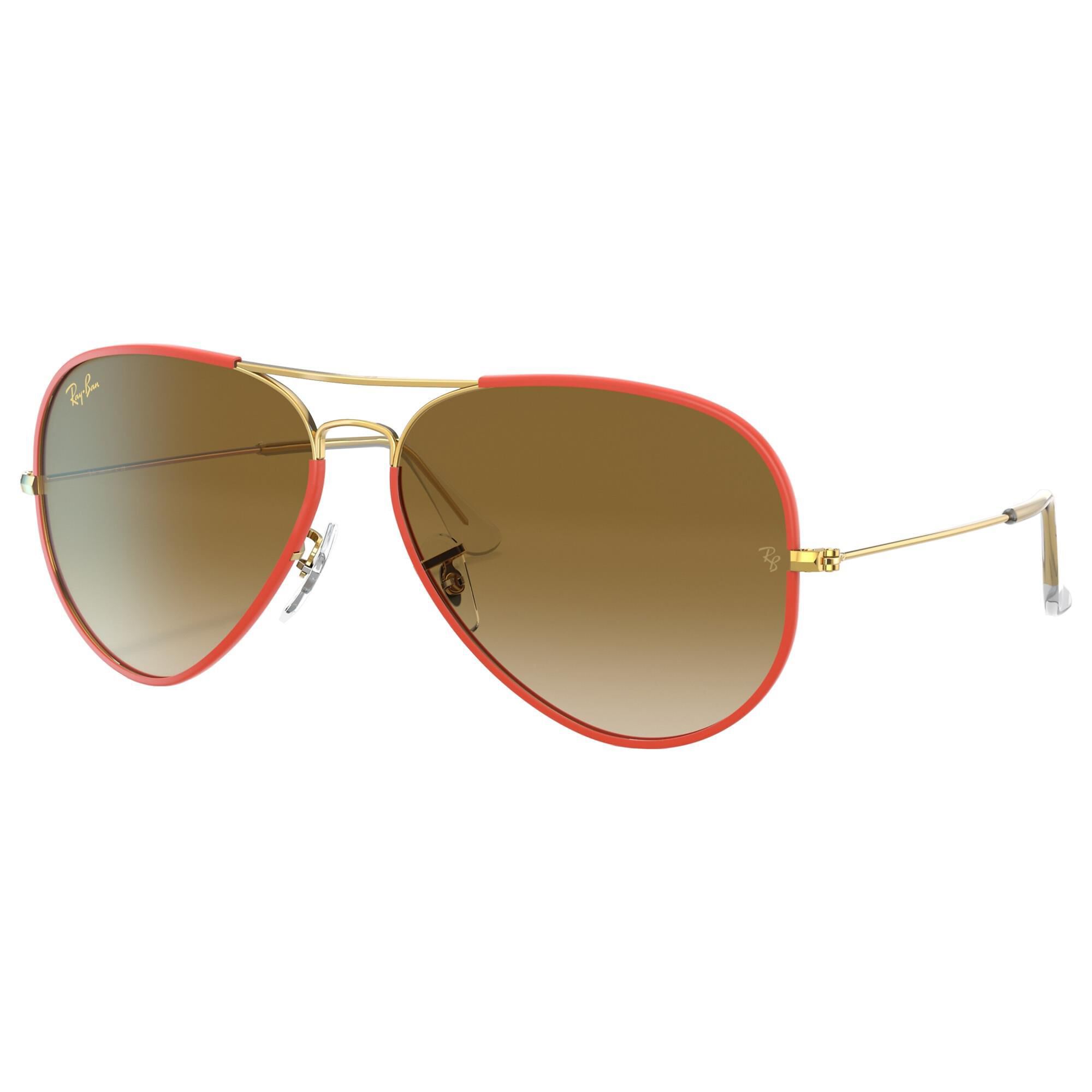 Ray ban aviator red lens clearance