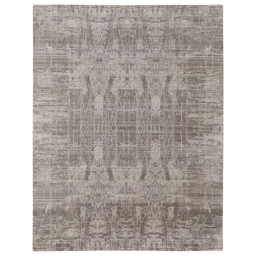 Feizy Eastfield 69A5F 5" x 8" Gray and Beige Area Rug, , large