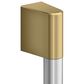 Fisher & Paykel 30" Professional Round Flush Handle Kit for Integrated Refrigerator Freezer in Stainless Steel and Brass, , large