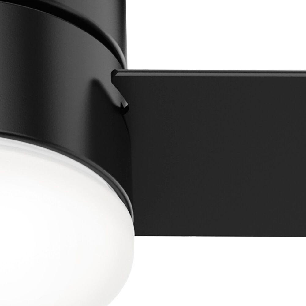 Hunter Minimus 52&quot; Ceiling Fan with LED Lights in Matte Black, , large