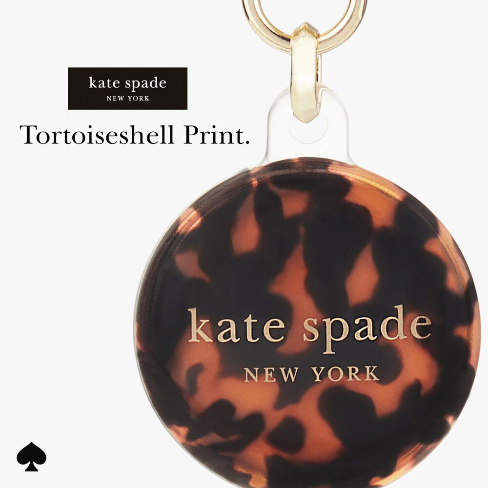 Kate Spade Keychain Holder for Apple AirTag in Tortoise, , large