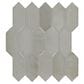 Dal-Tile Miramo Oyster 2" x 5" Picket Undulated on 12.25" x 11.125" Ceramic Mosaic Sheet, , large