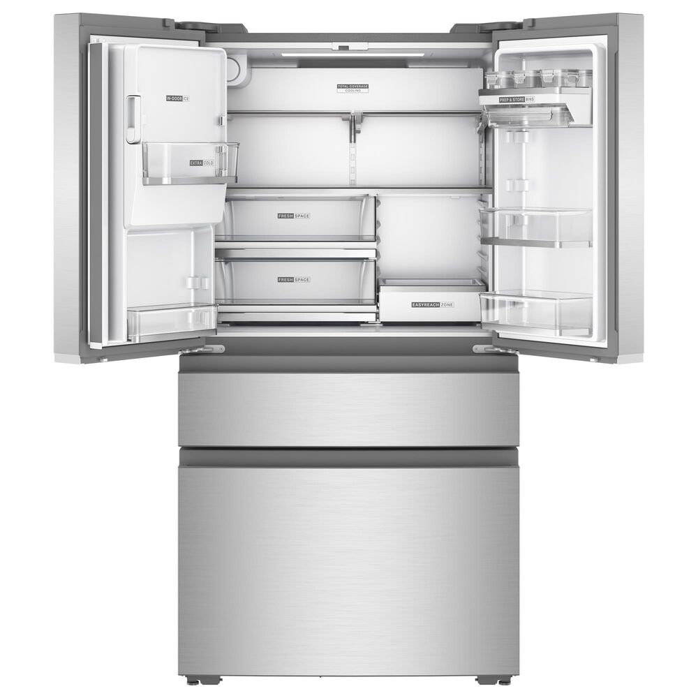 Whirlpool 22 Cu. Ft. 4-Door Depth French Door Refrigerator with Dual Ice Makers in Fingerprint Resistant Stainless Steel, , large