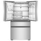 Whirlpool 22 Cu. Ft. 4-Door Depth French Door Refrigerator with Dual Ice Makers in Fingerprint Resistant Stainless Steel, , large