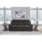 Ashley Brysonview Manual Reclining Sofa in Charcoal, , large
