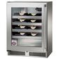 Perlick Signature Indoor Series 3.1 Cu. Ft. Shallow Depth Wine Reserve with Left Hinge and Glass Door in Stainless Steel, , large