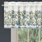 J. Queen New York Evergreen 72" x 17" Straight Window Valance in Blue and Green, , large