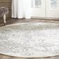 Safavieh Adirondack ADR101B-10R 10" x 10"  Ivory/Silver Round Rug, , large