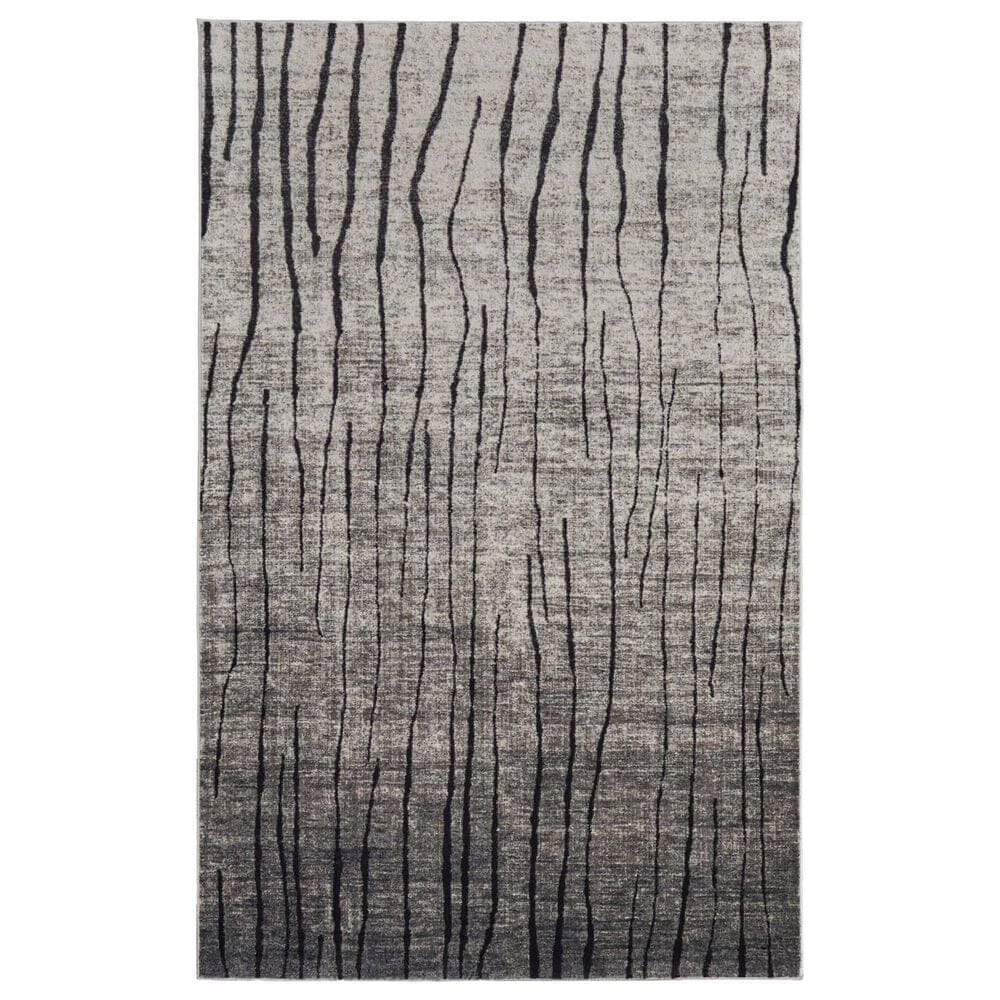 Feizy Kano 7"10" x 10" Ivory and Gray Area Rug, , large