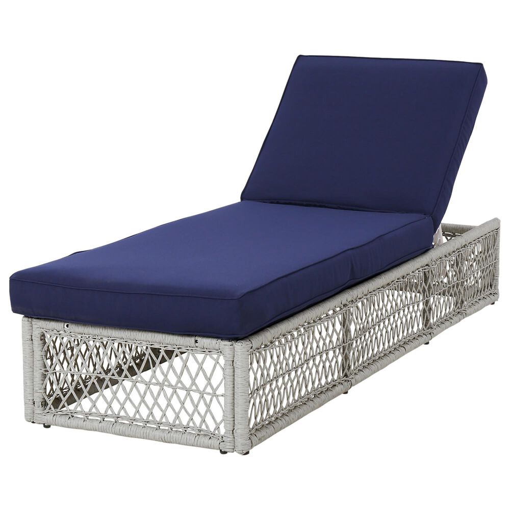 Accentric Approach Chaise Lounge in Deep Blue, , large
