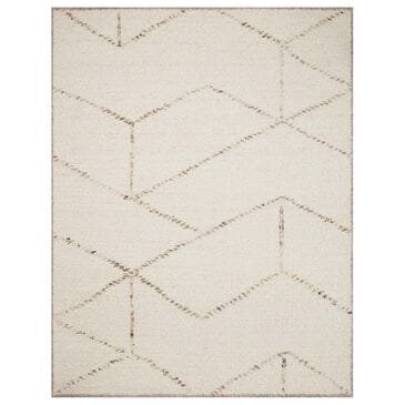 Loloi Wylder 9"6" x 13"6" Ivory and Bark Area Rug, , large