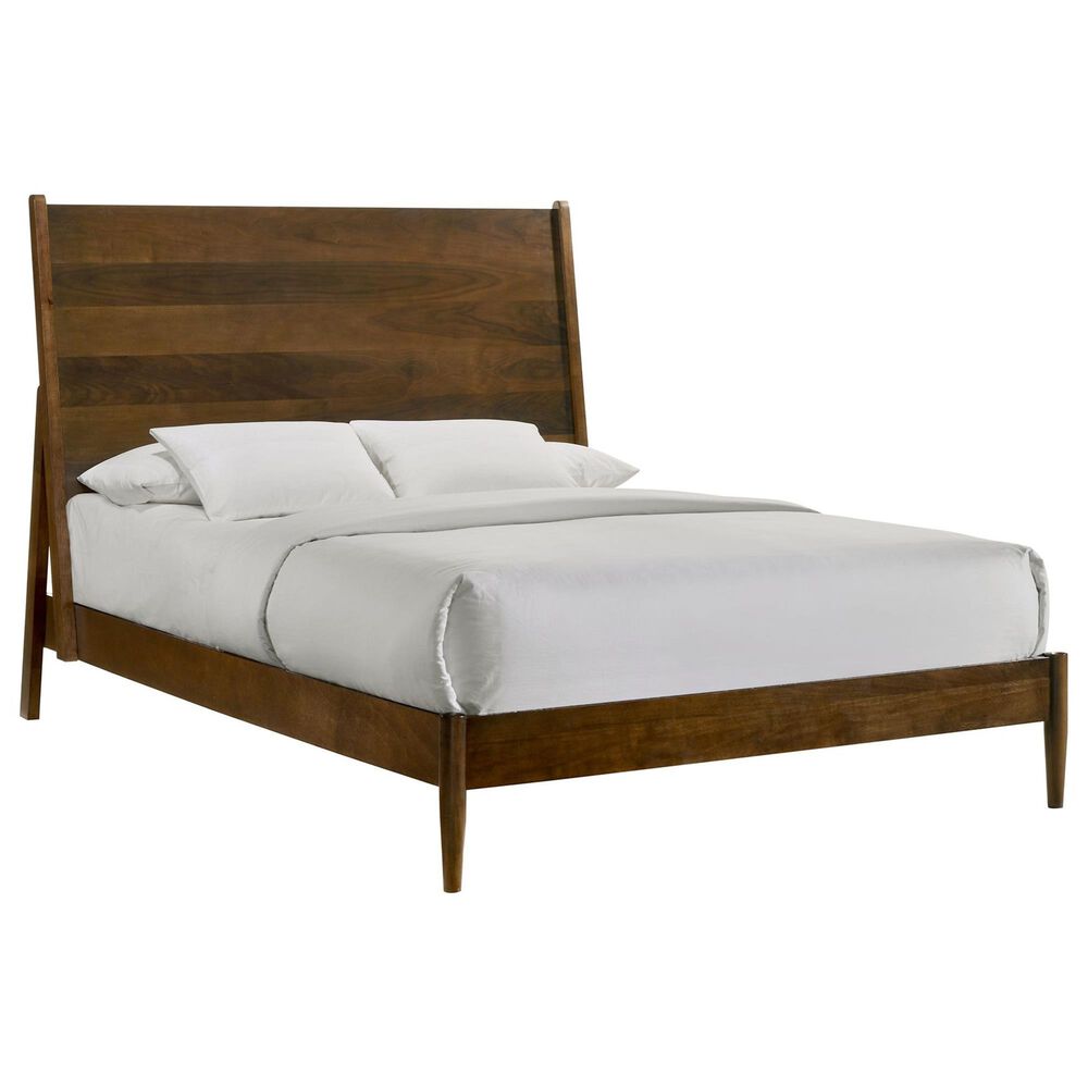 Mayberry Hill Malibu 5 Piece Full Bedroom Set in Walnut, , large