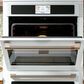 Cafe 2-Piece Kitchen Package with Matte White 30" Smart Built-In Convection Double Wall Oven and Stainless Steel 36" Touch Control Induction Cooktop, , large