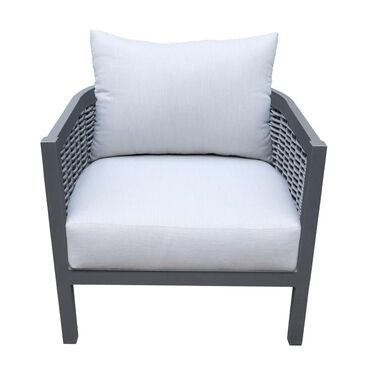 Gathercraft Club Chair with Cushion in Gray, , large