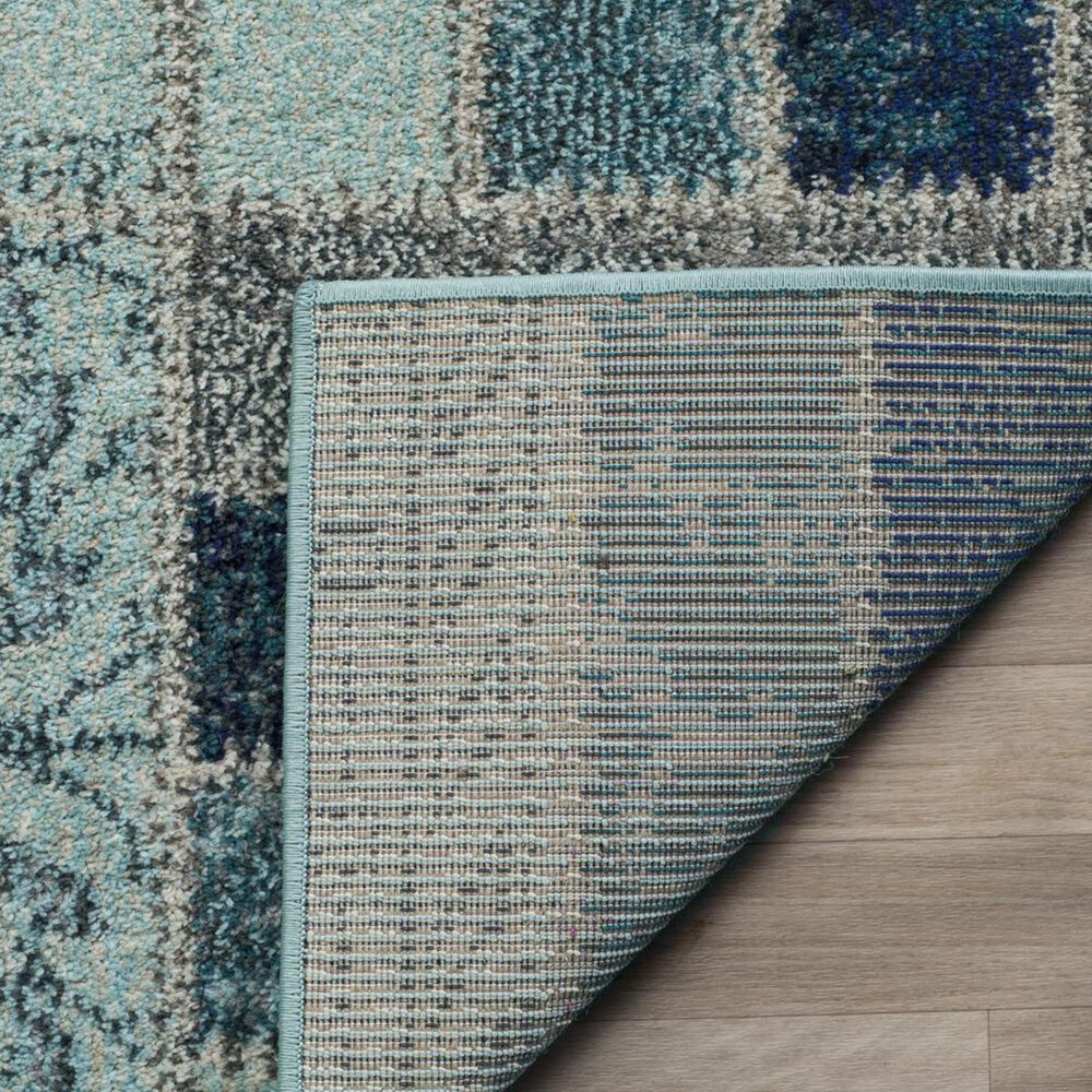 Safavieh Monaco MNC214E-28 2&#39;2&quot; x 8&#39; Grey/Blue Runner, , large