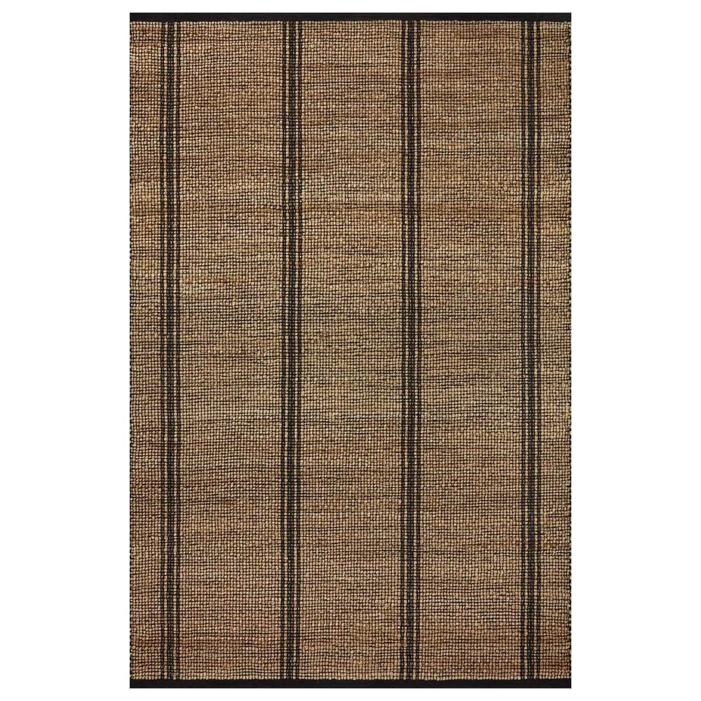 Angela Rose Colton 5" x 7" Natural and Black Area Rug, , large