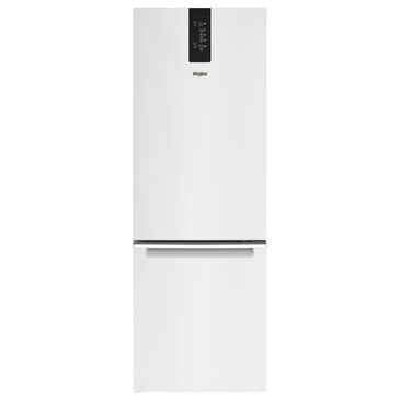 Whirlpool 12.9 Cu. Ft. Counter-Depth Wide Bottom-Freezer Refrigerator in White, , large