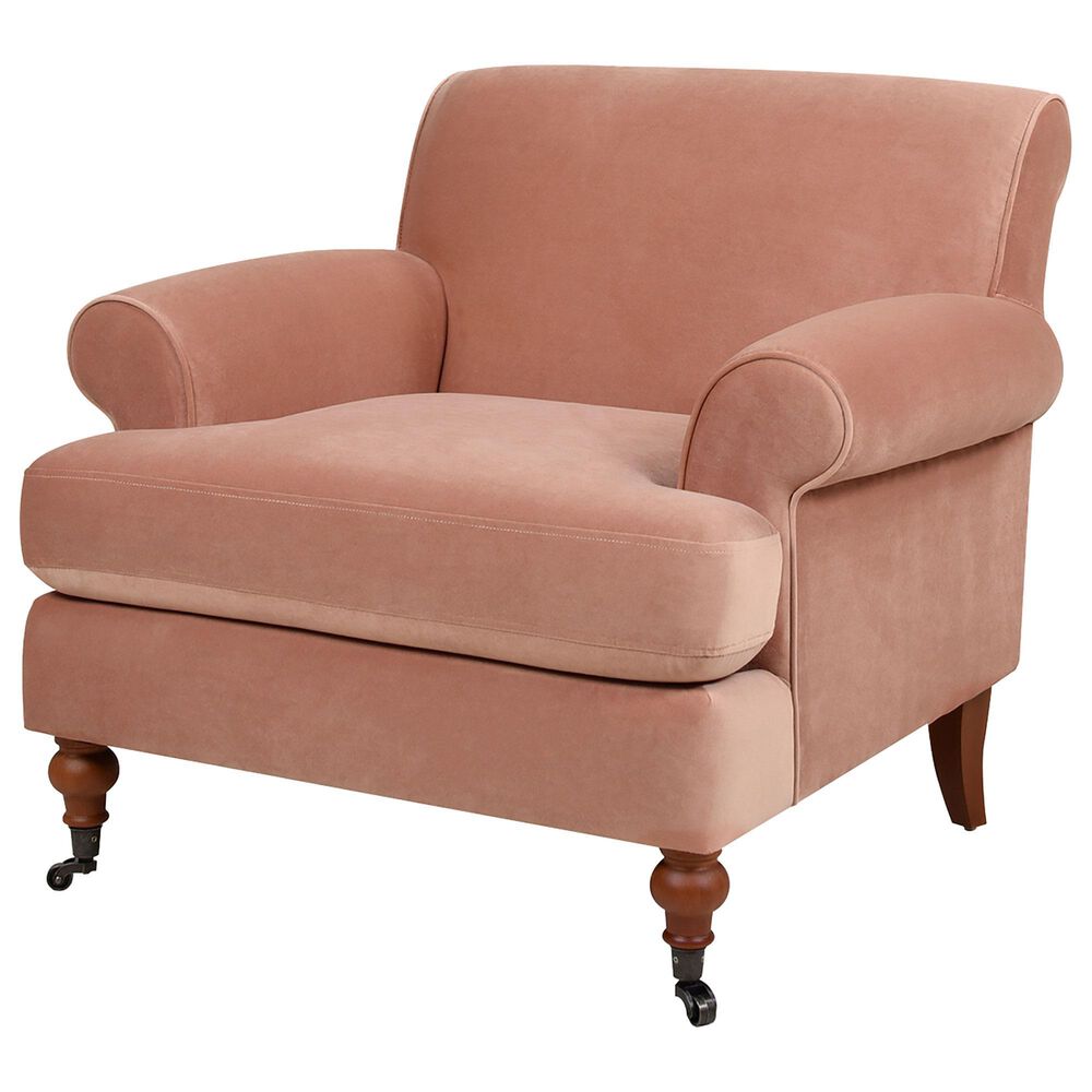 Jennifer Taylor Home Alana Lawson Accent Armchair in Peach Orange