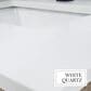 Lexora Home Geneva 60" Double Bathroom Vanity in Glossy White with 2 cm White Quartz Top and Rectangular Sinks, , large