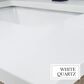 Lexora Home Geneva 60" Double Bathroom Vanity in Glossy White with 2 cm White Quartz Top and Rectangular Sinks, , large