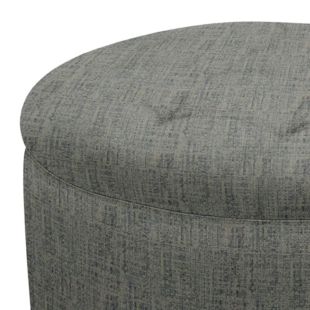 England Furniture Lina Storage Ottoman in Starr Chambray, , large