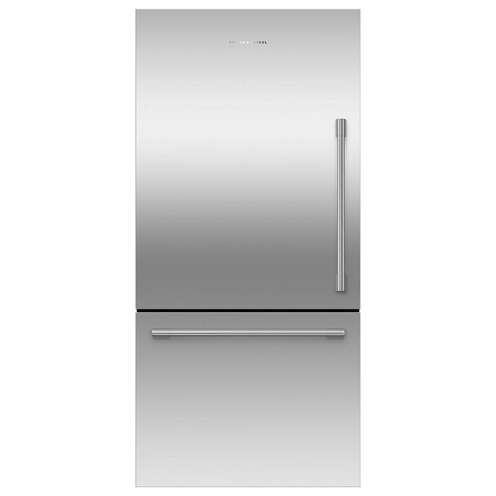 Fisher & Paykel Series 7 17.1 Cu. Ft. Left-Hinge Bottom-Freezer Refrigerator with Ice in Stainless Steel, , large