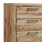 Ashley Hyanna 5-Drawer Chest in Golden Rustic, , large