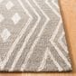 Safavieh Micro-Loop Southwestern 4" x 6" Grey and Ivory Area Rug, , large