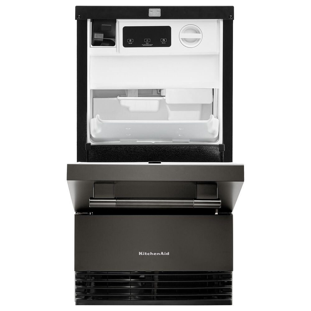 KitchenAid 18" Automatic Ice Maker in Black Ore, , large