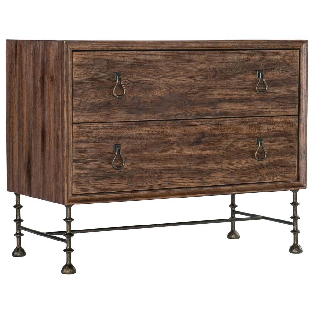 Hooker Furniture Big Sky Bachelor Chest in Darker Warm, Rustic, Organic and Dark Brushed Bronze, , large